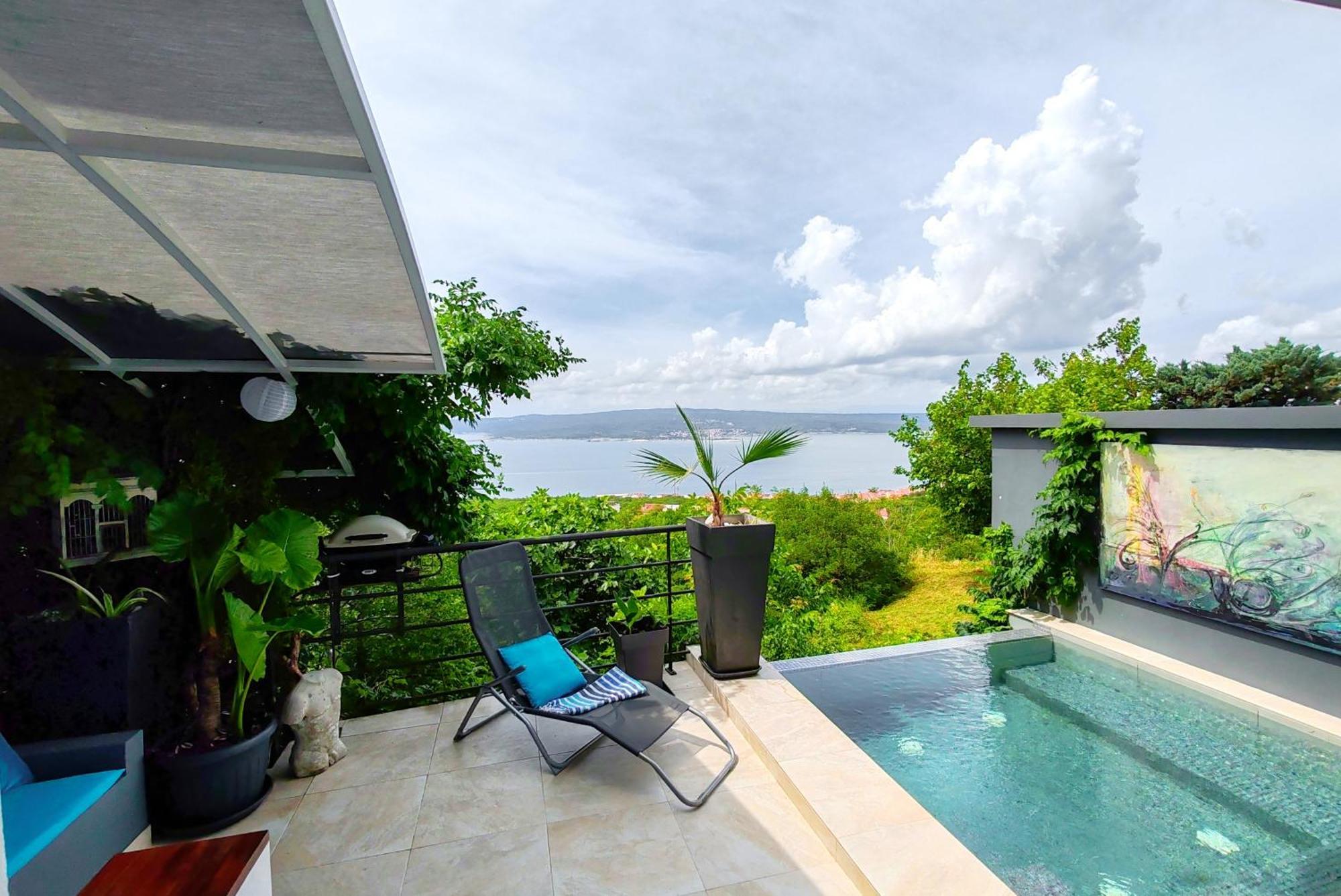 Art Gallery House With A Small Relaxing Pool Crikvenica Luaran gambar