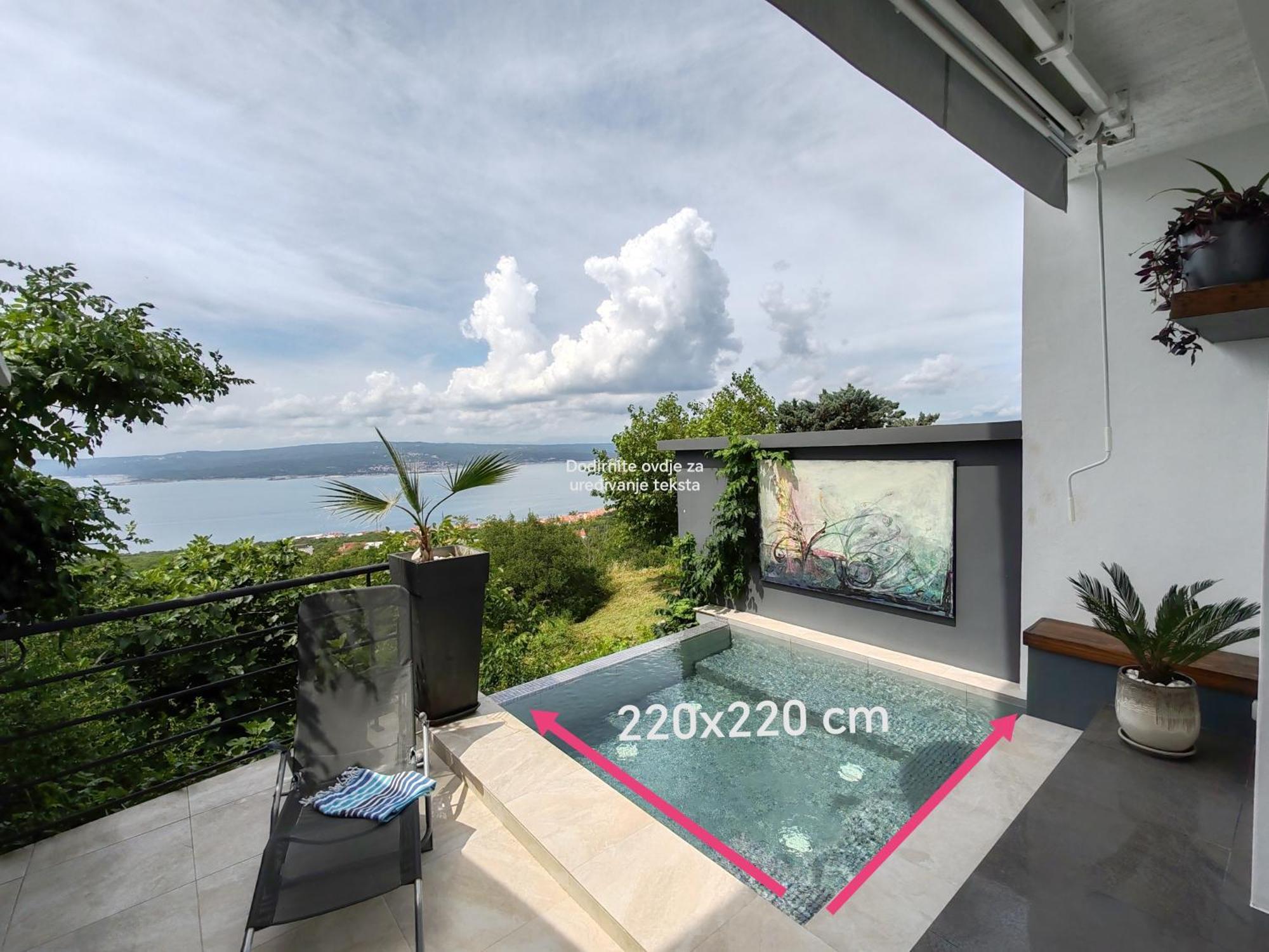 Art Gallery House With A Small Relaxing Pool Crikvenica Luaran gambar